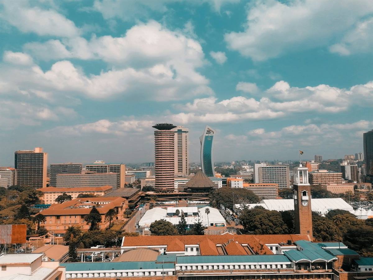 Nairobi city skyline